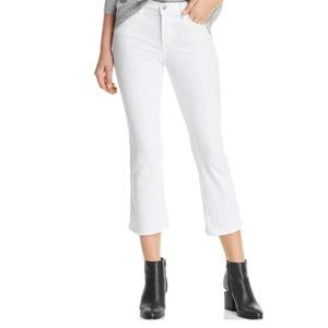NWT Blank NYC ivory crop flare Kick Flare jeans Size 29